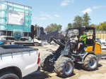 Compact wheeled loaders like the Giant is finding favour in the ag and construction sector.