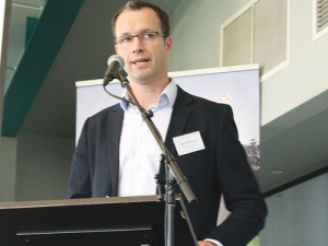 Tim Mackle at the Northland Dairy Development Trust conference.