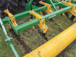 The Earthquaker subsoiler helps break soil pans and improves drainage.