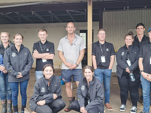 2021 National Dairy Trainee finalists after their final day of judging, before heading off on the study tour.