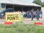 Biosecurity was a major discussion theme at the recent Lincoln University Dairy Farm field day.