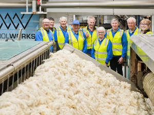 Wool processor partners with community for swimming pool project