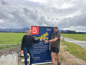 Braden and Brigitte Barnes have taken the leap into farm ownership.