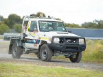 Toyota Australia is trialling a Landcruiser 70 Series single-cab ute with an electric drive line.