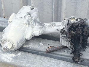 The problem centres around lithium-ion batteries that can get very hot if left exposed to sunlight.