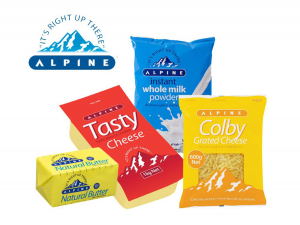 Alpine products by Dairyworks. 