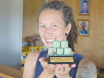 Luciana Schwarz of Northland Field Days with the sponsor’s choice trophy.