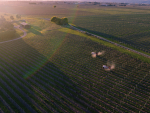 Prospr is one of the autonomous tractors on the floor at WinePro. Photo Credit: Jim Tannock