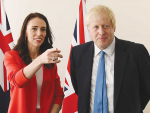 Prime Minister Jacinda Ardern would be hoping for a good trade deal from Boris Johnson’s Government.