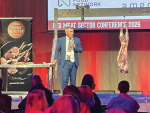 Meat Industry Association chair Nathan Guy at the conference last week.