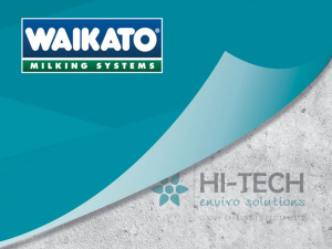 Hi-Tech Enviro Solutions was fully integrated with Waikato Milking Systems on June 1.