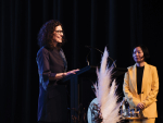 Charlotte Read and Natalie Wang at the Wine Business Forum.