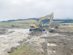Mt Somers Station lost several kilometres of fencing where the river burst its banks but the property fared better than many others in the region. Photo: Mt Somers Station.