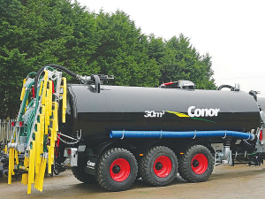 Irish-made effluent tankers, with capacity of 25,000 litres, are heading to mid-Canterbury.