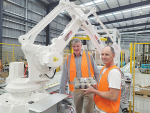 New Zealand Riverland Foods head of operations Tom Coughlan, left, and general manager Michael Dance in their Hornby petfood factory.