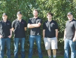 The five finalists in the 2014 National Young Vit competition, From left; Mike Winter, Paul Robinson, Dan Manuge, Brenton O’Riley ), Jeffrey Farrell.