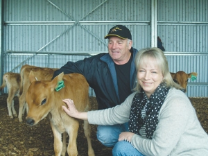 Trevor and Anthea Saunders say their aim is to be in the top 2% of Jersey herds in Australia, and an efficient calf-rearing program is an essential part of that.