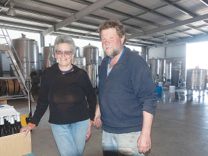 Mary Jamieson and James Shand’s Straight 8 is the only winery left in the Burnham area on the southern outskirts of Christchurch.