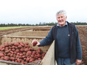 Ohakune’s Ron Few and his family have built up a huge farming business which includes growing carrots and potatoes.