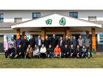 Professor Jon Hickford (back row, sixth from left) with staff and postgraduate students from Gansu Agricultural University in Lanzhou