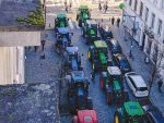 European farmers have been protesting for weeks. Photo Credit: EPP Group in the EU Parliament Facebook Page.