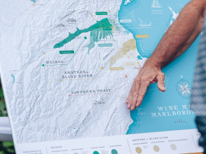 Subregional wine map