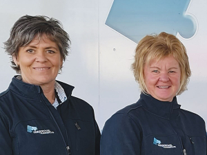 Gaye Scott and Wendy Robertson from recruitment company Personnel Placements have seen a rise in demand for agricultural labour from farmers.