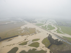 The Canterbury Floods that occurred over a week ago have left farms waterlogged. Photo Credit: ECan Media Team