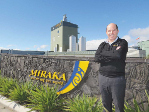Miraka chief executive Richard Wyeth says last season’s payout is slightly behind where they would have liked it to have been.