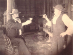 Romeo Bragato (left) with Assistant Winemaker James Andrews at Te Kauwhata in 1902.