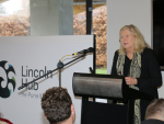 Sue Suckling, chairperson of Lincoln Hub.