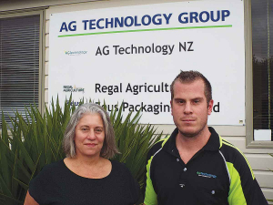 Janine Porter and Ben Harris from Waikato-based AG Drive, which will soon be offering a five-day introduction course to agricultural contracting.