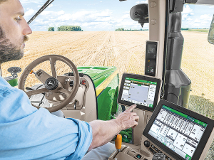 John Deere brings the latest technology to all ages and makes of machinery.