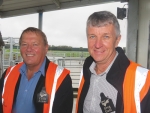 Colin Armer (left) and Greg Gent at Shanghai Pengxin’s dairy academy opening last week.
