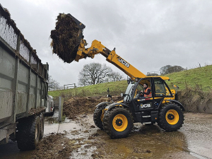 JCB’s new models include the TM110 – a compact, articulated telescopic loader.