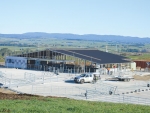 Milk shed nearing completion.