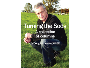 Turning the Sods by Doug Edmeades is available for online order now.