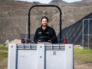 Central Otago Young Grower of the Year Gregoire Durand.