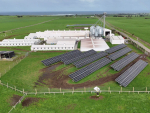 The panels with 200kw capacity have been installed in a paddock at the farm at Oaonui, near Opunake.