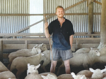 Waipara sheep farmer Tom Kidner says converting some of his farm to an Agrivoltaic solar power station will give him a future-proofed alternative income stream. Photo: Supplied