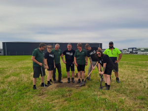 New store breaks ground