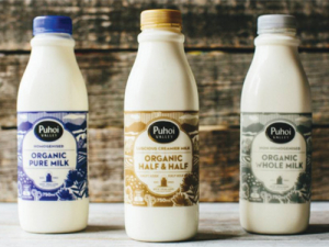 Demand for organic dairy products is rising.