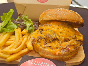 The Lumina Burger served to Olympians.