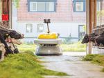 Last year Lely introduced a feed pusher for large-scale farms, Juno Max.