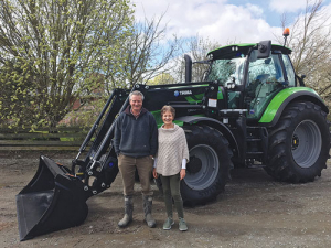 Ross and Averill Smart have relied on Deutz Fahr tractors to help run their Mid Canterbury cropping farm for the past 35 years.
