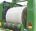 Film-on-film baleage wrapping lifts quality