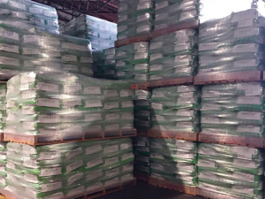 Ancalf milk replacers, made from loss streams, ready for delivery at NZ Agbiz warehouse.