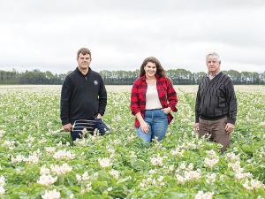 The current custodians of the now six-generations Oakley dynasty are manager Robin Oakley, left, his father Graeme right, and his daughter April, who now manages the company’s marketing.