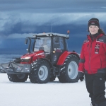 Lead driver Manon Ossevoort with a MF5610