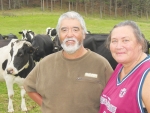 Len and Pearl Crewther own the country's most northern dairy farm.